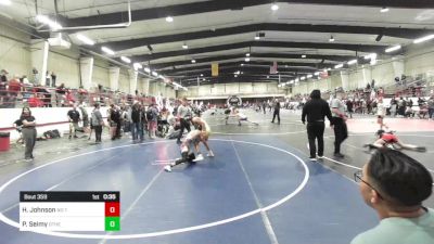 116 lbs Consolation - Hunter Johnson, No Team vs Peyton Seimy, Other Team