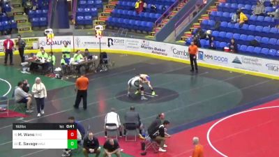 192 lbs 5th Place - Michael Wano, River Valley vs Eoghan Savage, Halifax