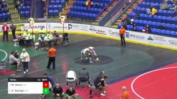 192 lbs 5th Place - Michael Wano, River Valley vs Eoghan Savage, Halifax