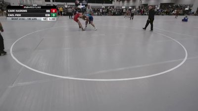 190 lbs Champ. Rd Of 64 - Cade Haskins, Nolf Wrestling Academy vs Cael Fier, Berge Elite Wrestling Academy