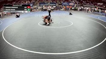 D 1 132 lbs Cons. Round 2 - Jordan Brennan, Destrehan vs Travis Wood, Parkway