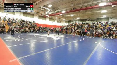 132 lbs Quarterfinal - Keira Lynch, Salem vs Kaylie Bean, White Mountains