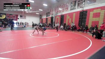 105 lbs Cons. Round 3 - Cecilia Villanueva, Hesperia vs Yaretzi Arredondo, Dos Pueblos