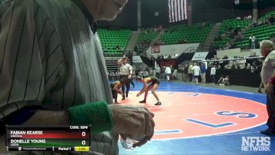 120 lbs Cons. Semi - Donelle Young, Leeds vs Fabian Kearse, Lincoln