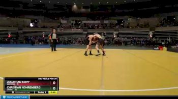 150 lbs Placement (4 Team) - Jonathan Kopp, Waconia vs Christian Nohrenberg, UNITED