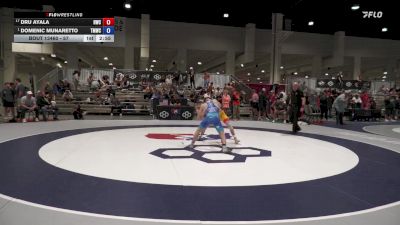 57 lbs Cons. Round 5 - Dru Ayala, Hawkeye Wrestling Club vs Domenic Munaretto, Titan Mercury Wrestling Club (TMWC)
