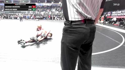 135 lbs Consi Of 8 #2 - George Seaburg, Rhyno Academy Of Wrestling vs Nikolas Meek, D3wc