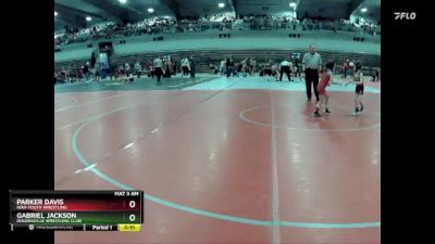 50B Cons. Round 2 - Parker Davis, Nixa Youth Wrestling vs Gabriel Jackson, Rogersville Wrestling Club