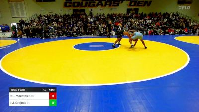 141 lbs Semifinal - Leo Maestas, Clovis North vs Jesse Grajeda, St. John Bosco