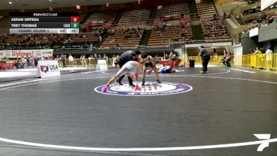 Cadet Boys Lower - 138 lbs Cons. Round 3 - Jalen Leal, Inderkum High School Wrestling vs Oscar Gonzalez, Legacy Wrestling Center