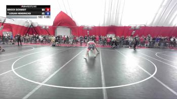 190 lbs Champ. Round 1 - Brock Schmidt, Wisconsin vs Logan Hendricks, Avila Combat Laboratories
