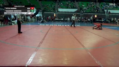 6-7A 120 Cons. Round 2 - Kyla Harris, Bob Jones vs Madison Simmons, Gardendale Hs