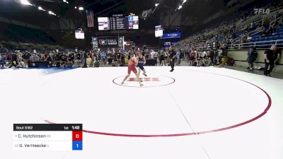 132 lbs Rnd Of 32 - Caeleb Hutchinson, KS vs Garrett VerHeecke, IL