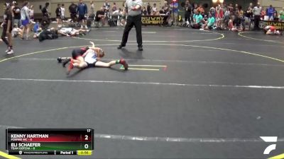 67 lbs Round 1 (6 Team) - Kenny Hartman, Foxfire WC vs Eli Schaefer, Team Gotcha