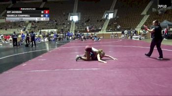 138 lbs Round 3 (8 Team) - Joy Jackson, Schreiner University vs Isabella Campbell, Montreat