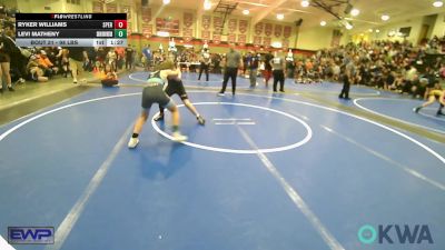 98 lbs Rr Rnd 2 - Ryker Williams, Sperry Wrestling Club vs Levi Matheny, Skiatook Youth Wrestling