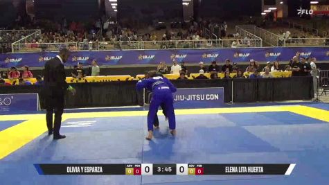 Olivia Y Esparza vs Elena Lita Huerta 2026 Pan Kids Jiu-Jitsu IBJJF Championship