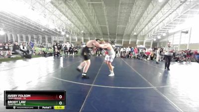 265 lbs Round 3 (4 Team) - Brody Law, Team Champs vs Avery Folsom, Team Oregon