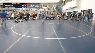 120 lbs Quarters - Eli Mendoza, Gilroy Hawks vs Elijah Borrayo, Salem Elite