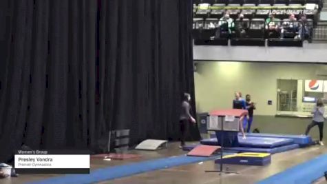 Presley Vondra - Women's Group, Premier Gymnastics - 2021 Women's Xcel Region 4 Championships