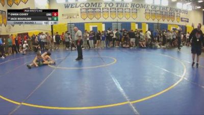 106 lbs Champ. Round 1 - Owen Covey, Windermere / Claw Wrestling vs Jace Boutilier, Harmony