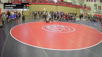 145 lbs Quarterfinal - Ava Risner, Kelso vs Amarie Medina, Hillsboro