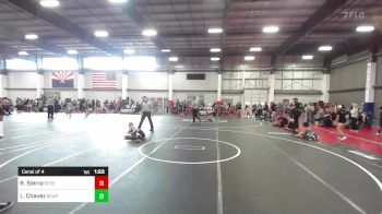 54 lbs Consi Of 4 - Ricardo Sierra, Desert Dogs WC vs Luke Chavez, Bear Wrestling Club