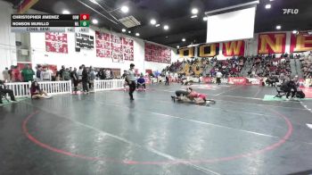 120 lbs Cons. Semi - Ronson Murillo, MoanaLua vs Christopher Jimenez, Downey