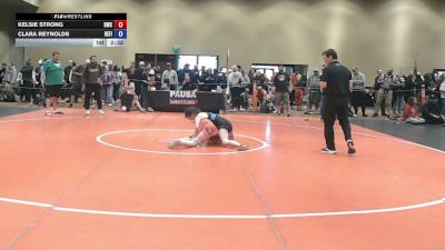 110 lbs Cons. Sub-quarters - Kelsie Strong, Diehard Wrestling Club vs Clara Reynolds, Refinery