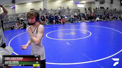 80 lbs Cons. Semi - Cord Christensen, Texas Elite Wrestling Club vs Austin Perine, Scots Wrestling Club