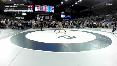 100 lbs Cons. Rd Of 16 - Brighton Prine, GA vs Liam Mauch, VA