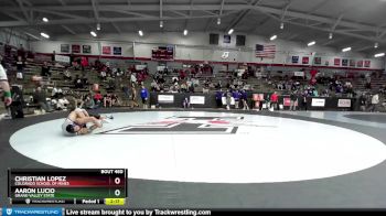 125 lbs Champ. Round 3 - Christian Lopez, Colorado School Of Mines vs Aaron Lucio, Grand Valley State