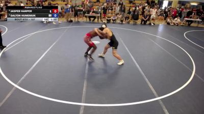 157 lbs Semis - Jasper Harper, IL vs Dalton Humeniuk, MN