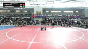 106 lbs 3rd Place - Yussuf Bah, Bristol Eastern vs Joshua Ramos, Middletown