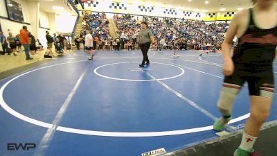 90 lbs Quarterfinal - McCoy Poole, Hornet Wrestling vs Braxton Lemmons, Barnsdall Youth Wrestling