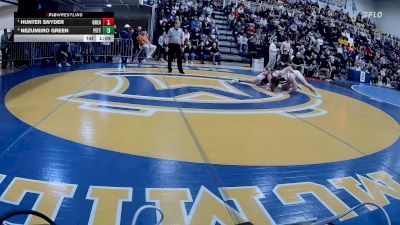 189 lbs Semifinal - Hunter Snyder, Greater Latrobe vs Nezumiiro Green, Pitts. Central Catholic