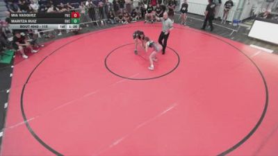 115 lbs Champ. Round 1 - Maritza Ruiz, Reign Wrestling Club vs Mia Vasquez, Pounders Wrestling Club