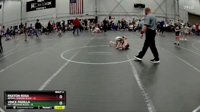 52 lbs Semis (4 Team) - Paxton Rosa, Revival Uprising Black vs Vince Padilla, Mat Assassins Black