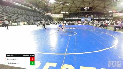 2A 150 lbs Champ. Round 1 - Landon Draper, Ridgefield vs Hunter Oswold, White River