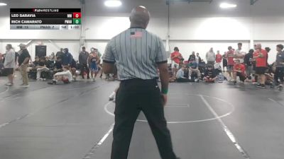 132 lbs Round 1 (4 Team) - Leo Saravia, Maryland Mallets vs Rich Camarato, Parabellum WA Black