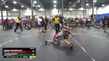 72 lbs Round 2 (6 Team) - Chase VanPortfliet, Ares vs Thomas Block, Death Squad
