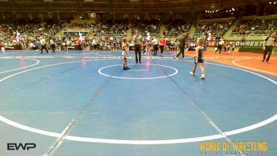 52 lbs Consi Of 16 #1 - Lincoln Rich, Massa's Maniacs vs Sawyer Jackson, Greater Heights Wrestling