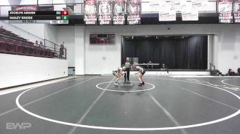 138 lbs Rr Rnd 3 - Jocelyn Amann, Henryetta HS vs Hailey Rhode, Hulbert High School