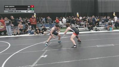 157 lbs Champ. Rd Of 64 - Chael Satter, NB Elite vs Sam Cripps, Elevate Wrestling Club