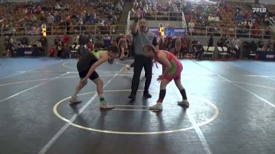 Semifinal - Ellison Gilbert, Wilmington Ladies Freestyle Wr vs Emma Miller, Jamestown Youth Wrestling