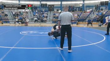 165 lbs 1st Place Match - Grayson Carpenter, Carl Albert State vs Braxton McAvey, Fort Hays Tech Northwest College