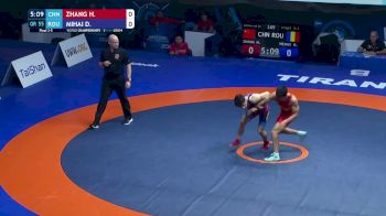 55 kg Final 3-5 - Haifeng Zhang, China vs Denis Florin Mihai, Romania