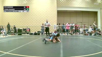 61 lbs Semifinal - Fitz Moreno, The Valley WC vs Tyson Joaquin, Elite Force WC