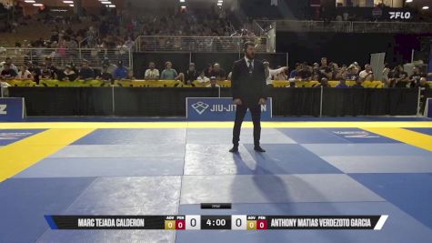 Anthony Matias Verdezoto Garcia vs Marc Tejada Calderon 2025 Pan Kids Jiu-Jitsu IBJJF Championship