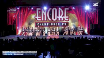 CDX Elite - Generals [2025 L2 Senior - D2 - Medium Day 2] 2025 Encore Philly Showdown